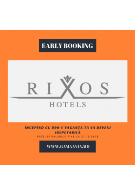 RIXOS HOTELS DE LA 599 €!!!!